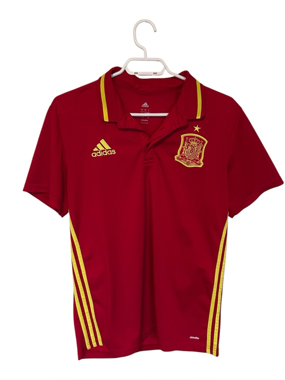 Spain adidas Football Jersey 2016 Size L